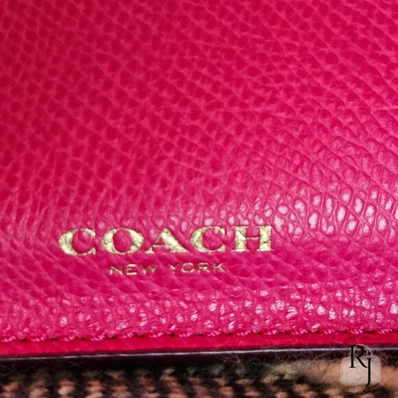Coach Skinny Zip Pouch Case - Pink - Picture 2 of 10